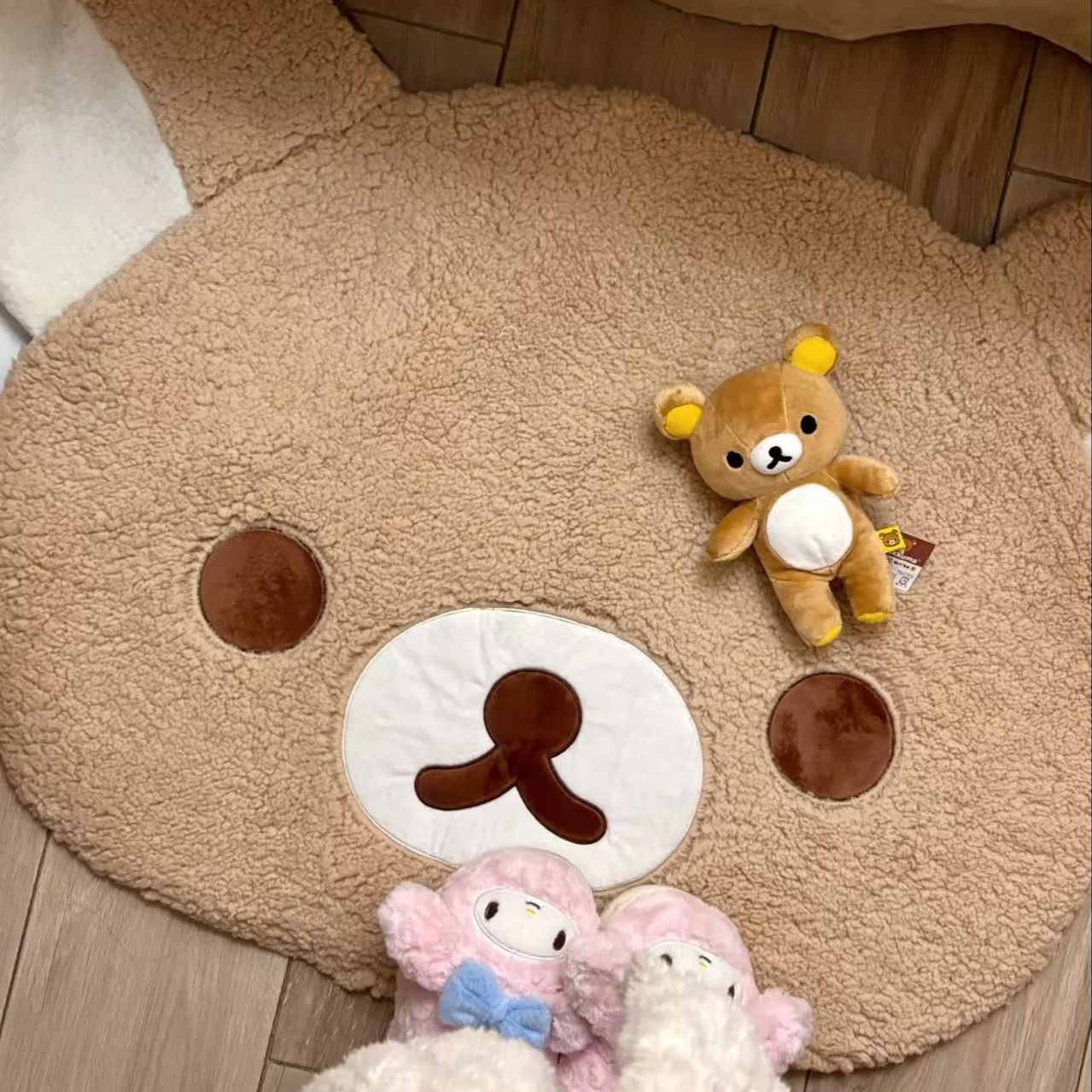 Baby Nursery Rug - การ์ตูน Rilakkumas Plush พรม Kawaii Korilakkuma
