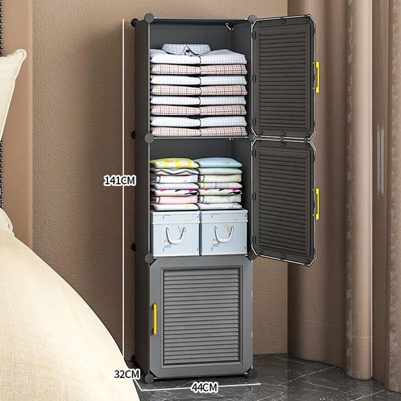 Closet Organizer Baby - ตู้เก็บของอเนกประสงค์ ประหยัดพื้นที่ สำหรับห้องนอน ห้องสวน ตู้เสื้อผ้าเด็ก ตู้พลาสติก