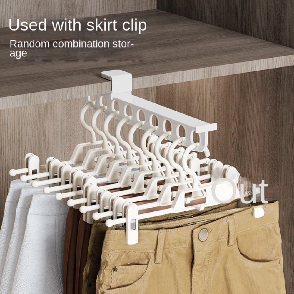 Drawer Dresser White - ราวแขวนอเนกประสงค์แบบพับได้ใหม่ ตู้เสื้อผ้าพกพาแบบพับได้ ที่จัดเก็บของแบบแขวนหลายชั้น สีขาว/เทา สำหรับใช้ในบ้าน