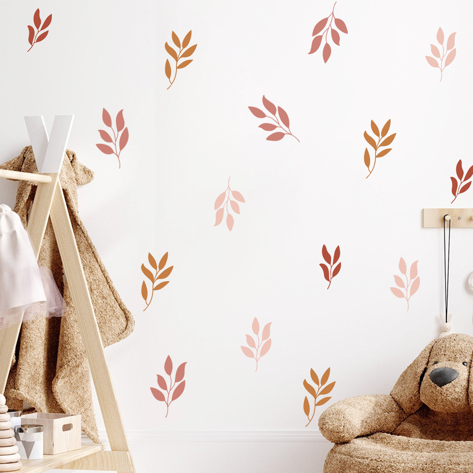 Boho แห้งใบผ้าฝ้าย Botanical ส - Baby Nursery Plants บทวิจารณ์และราคา