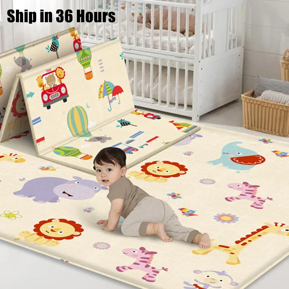 พรมเด็กปลอดสารพิษ พับได้ สำหรั - Baby Nursery Rug บทวิจารณ์และราคา