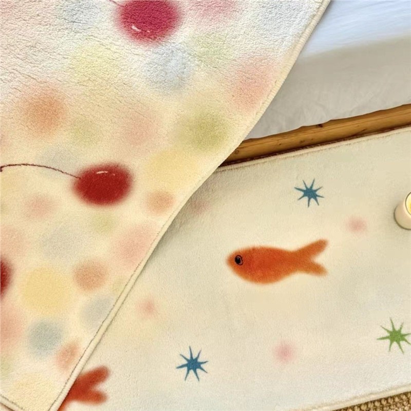 VIKAMA พรมลายปลาเชอร์รี่น่ารัก - Baby Nursery Rug บทวิจารณ์และราคา