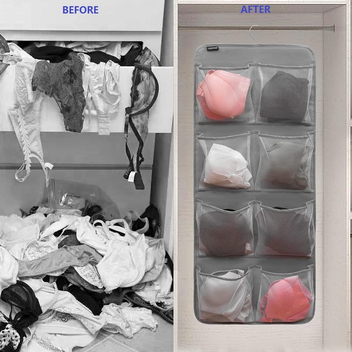 ที่จัดระเบียบตู้เสื้อผ้าแบบแขว - Closet Organizer Baby บทวิจารณ์และราคา