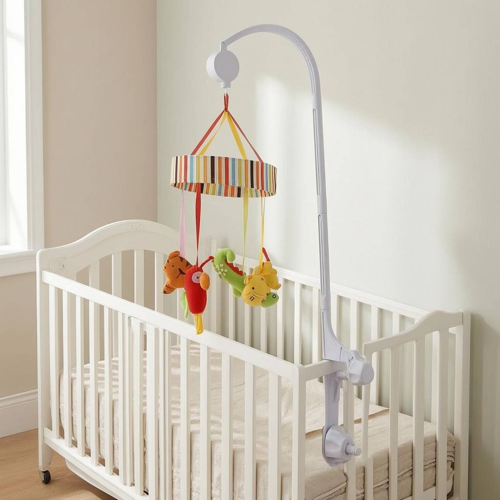 ขาตั้งโมบายสำหรับเปลเด็ก สีขาว - Baby Nursery Mobile บทวิจารณ์และราคา
