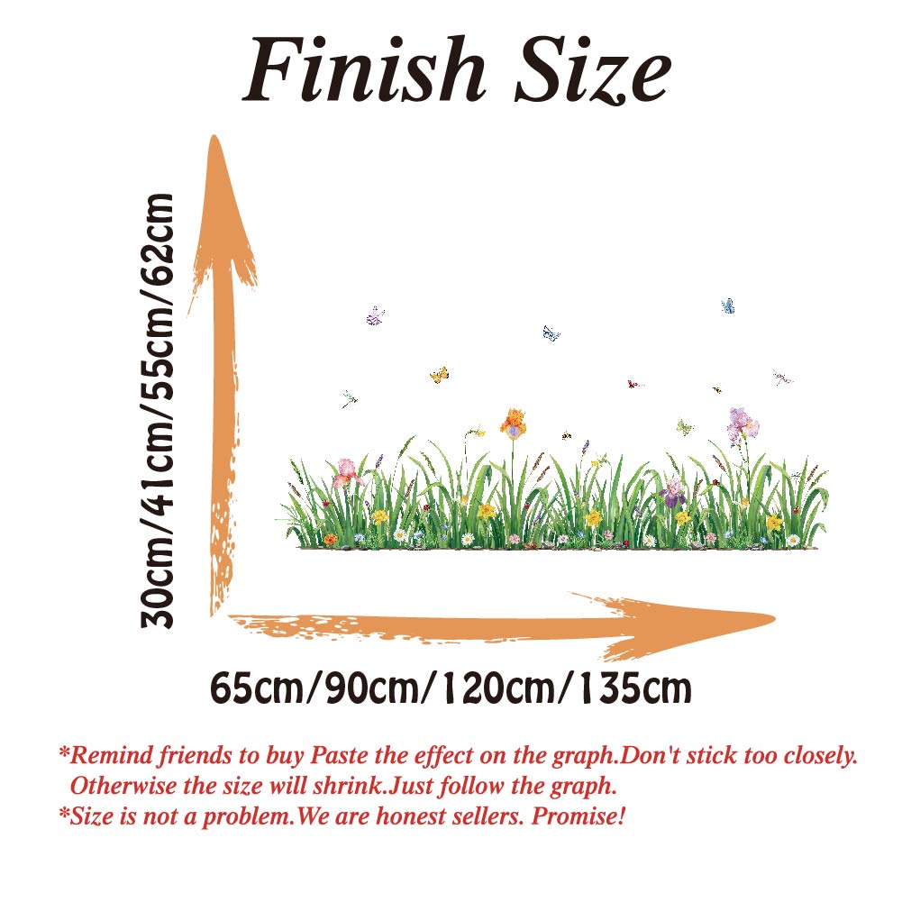 สติ๊กเกอร์ติดผนังลายดอกไม้หญ้า - Baby Nursery Plants บทวิจารณ์และราคา