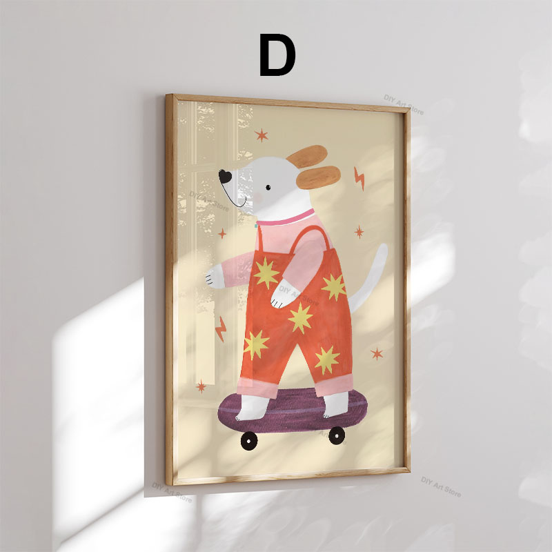 ภาพวาดการ์ตูนสัตว์น่ารักสำหรับ - Animals Baby Nursery บทวิจารณ์และราคา