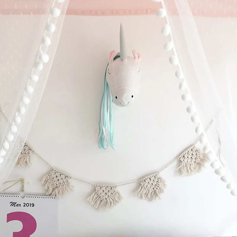 หัวตุ๊กตายูนิคอร์นสำหรับตกแต่ง - Baby Nursery Girl Room บทวิจารณ์และราคา