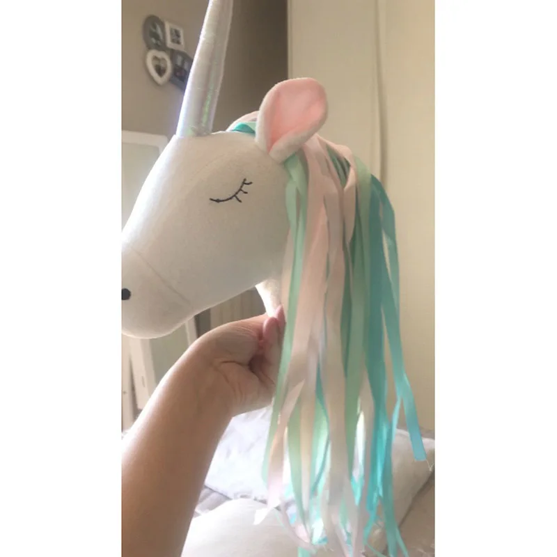 หัวตุ๊กตายูนิคอร์นสำหรับตกแต่ง - Baby Nursery Girl Room บทวิจารณ์และราคา