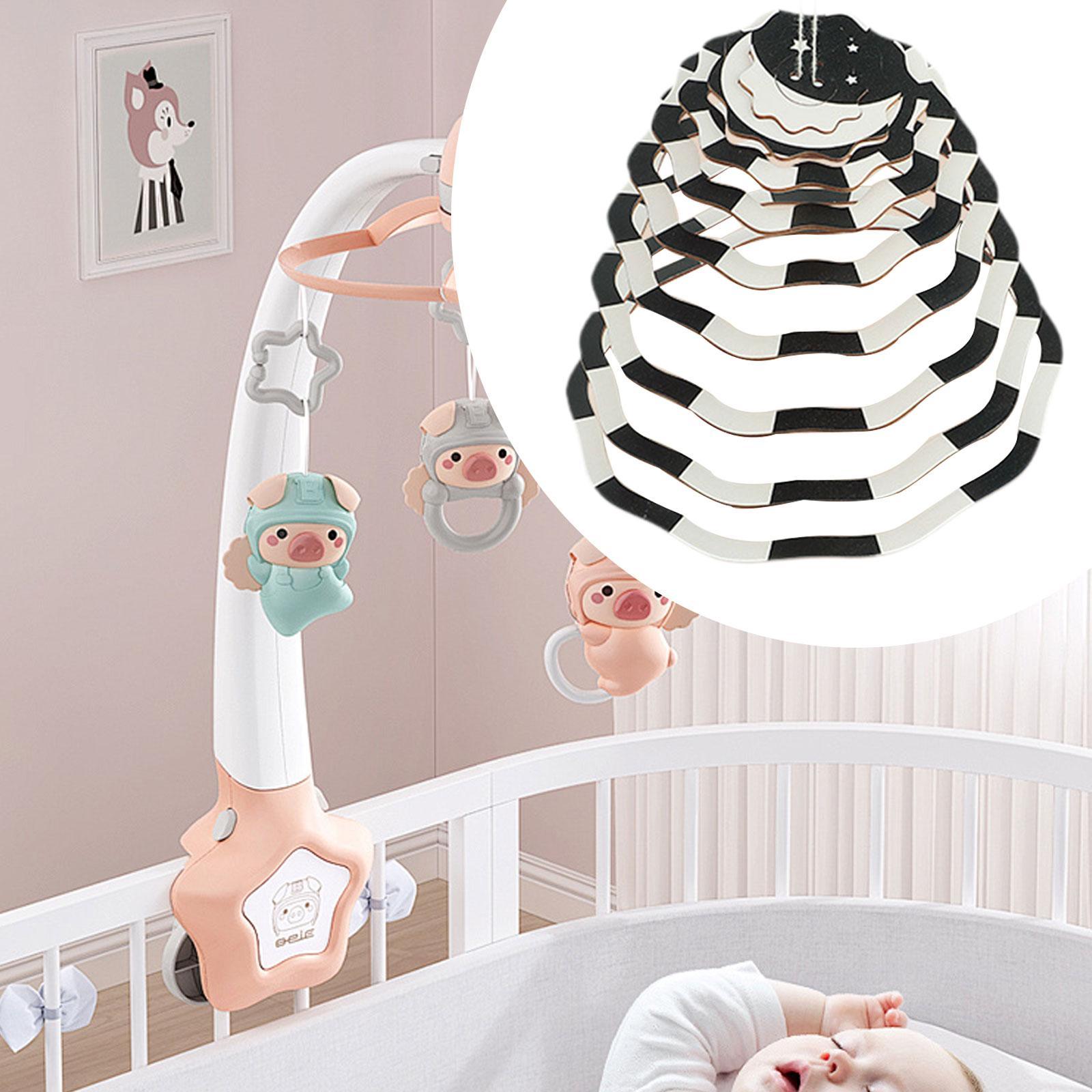 เปลมือถือ Sensory ของเล่นสีดํา - Baby Nursery Mobile บทวิจารณ์และราคา