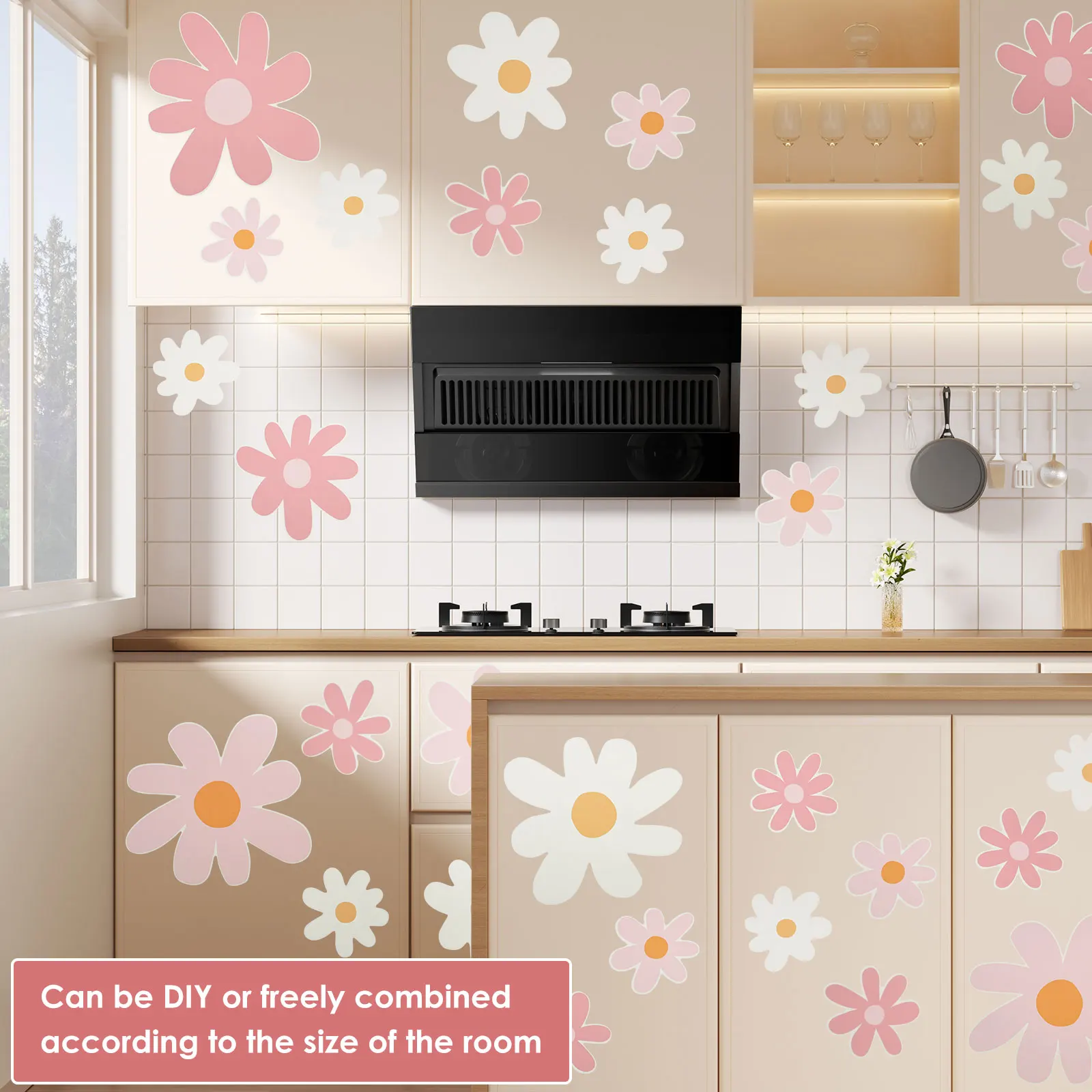 สติกเกอร์ติดผนังลายดอกเดซี่น่า - Baby Nursery Plants บทวิจารณ์และราคา