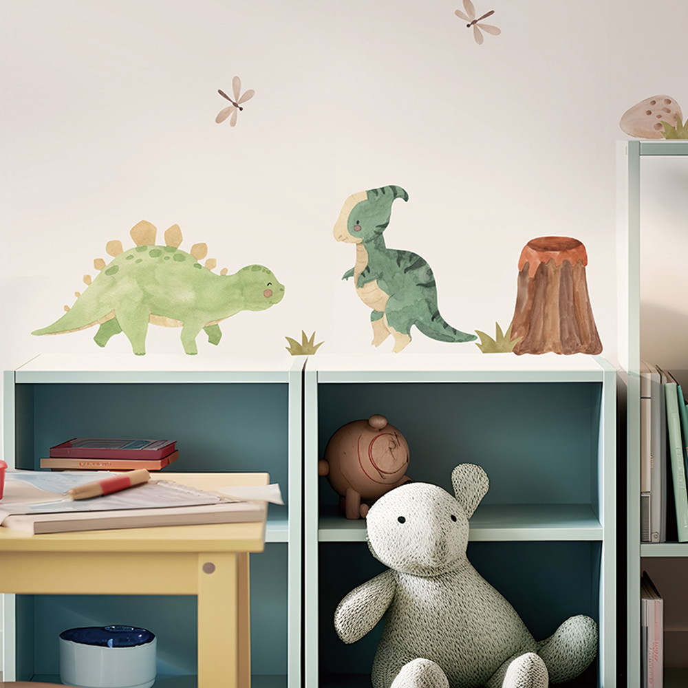 สติ๊กเกอร์ติดผนังรูปไดโนเสาร์ส - Baby Nursery Girl Room บทวิจารณ์และราคา