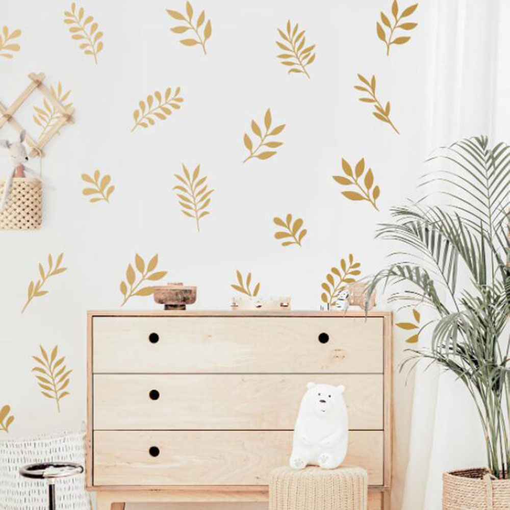 41 ชิ้น Botanical Leaf สติ๊กเก - Baby Nursery Plants บทวิจารณ์และราคา
