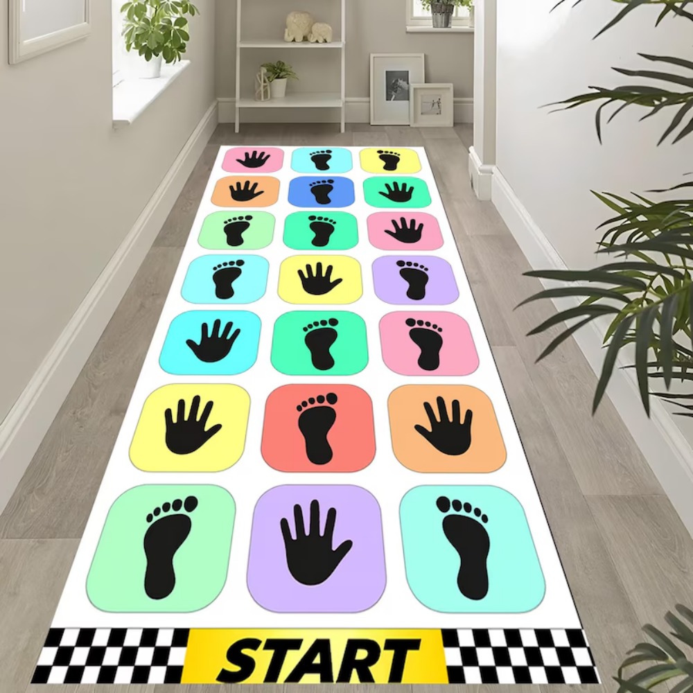 พรมลายมือและรอยเท้าสำหรับเด็ก  - Baby Nursery Rug บทวิจารณ์และราคา