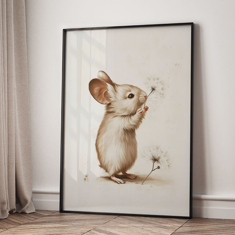 หมี กระต่าย สุนัขจิ้งจอก กวางก - Animals Baby Nursery บทวิจารณ์และราคา