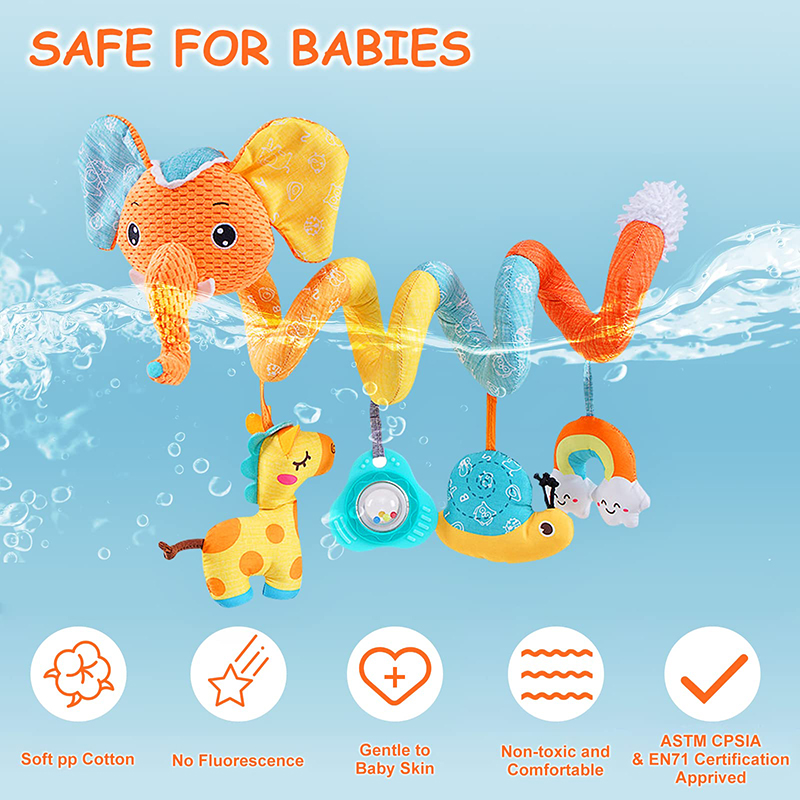 รถที่นั่งของเล่นเด็กทารกสีช้าง - Baby Nursery Mobile บทวิจารณ์และราคา