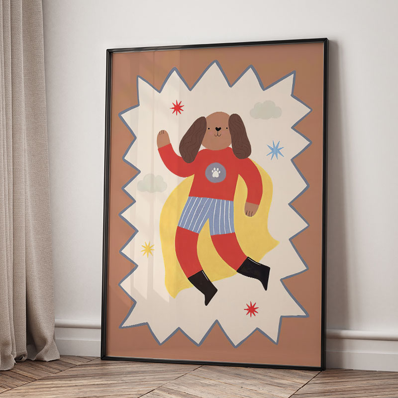ภาพวาดการ์ตูนตลกๆ สุดเท่ห์ สำห - Animals Baby Nursery บทวิจารณ์และราคา