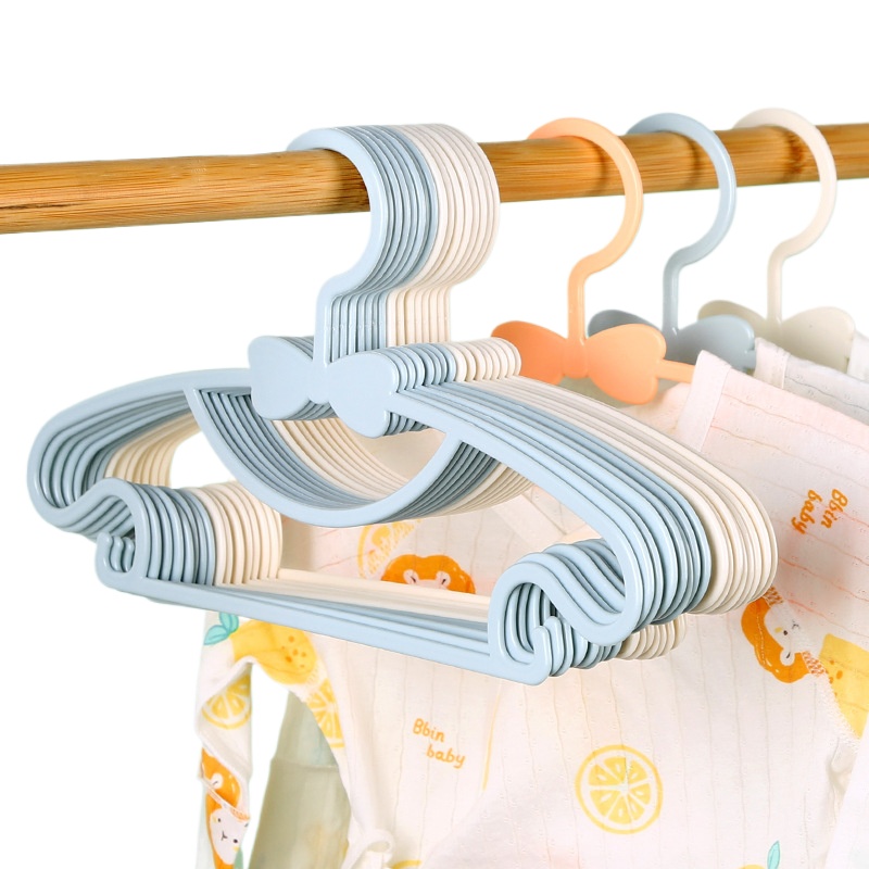 5-50Pcs ไม้แขวนเสื้อเด็กพลาสติ - Closet Organizer Baby บทวิจารณ์และราคา